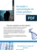 Invenção e Representação Do Corpo Genético