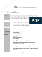 CV of Muhammad Shariq