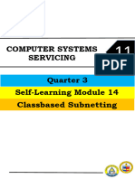 Computer Systems Servicing: Quarter 3 Self-Learning Module 14 Classbased Subnetting