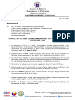 Um 306 Schedule of Delivery and Implementation of SBFP Milk Component For Sy 2023 2024