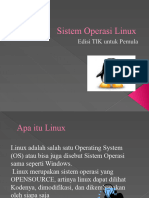 Sistem Operasi Linux - Sosialisasi