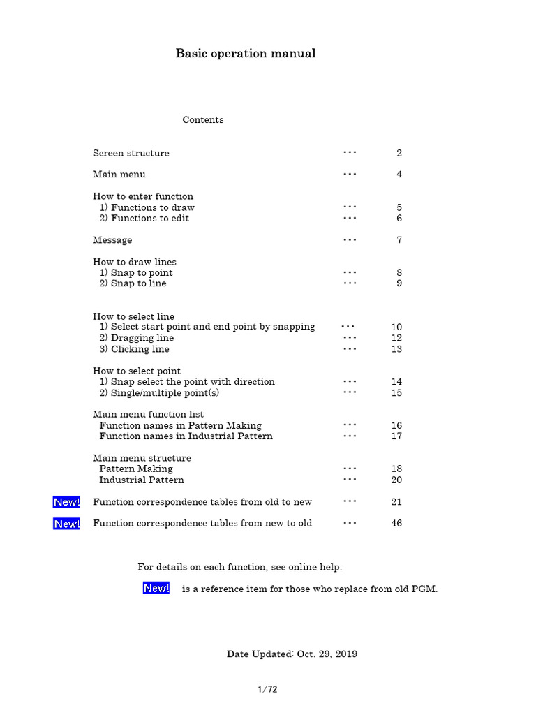 Pattern Making Software Manual | PDF | Circle | Cursor (User Interface)