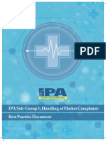 Best Practice Document On Handling of Market Complaints