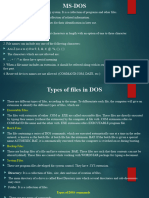10 MS DOS and Its Commands