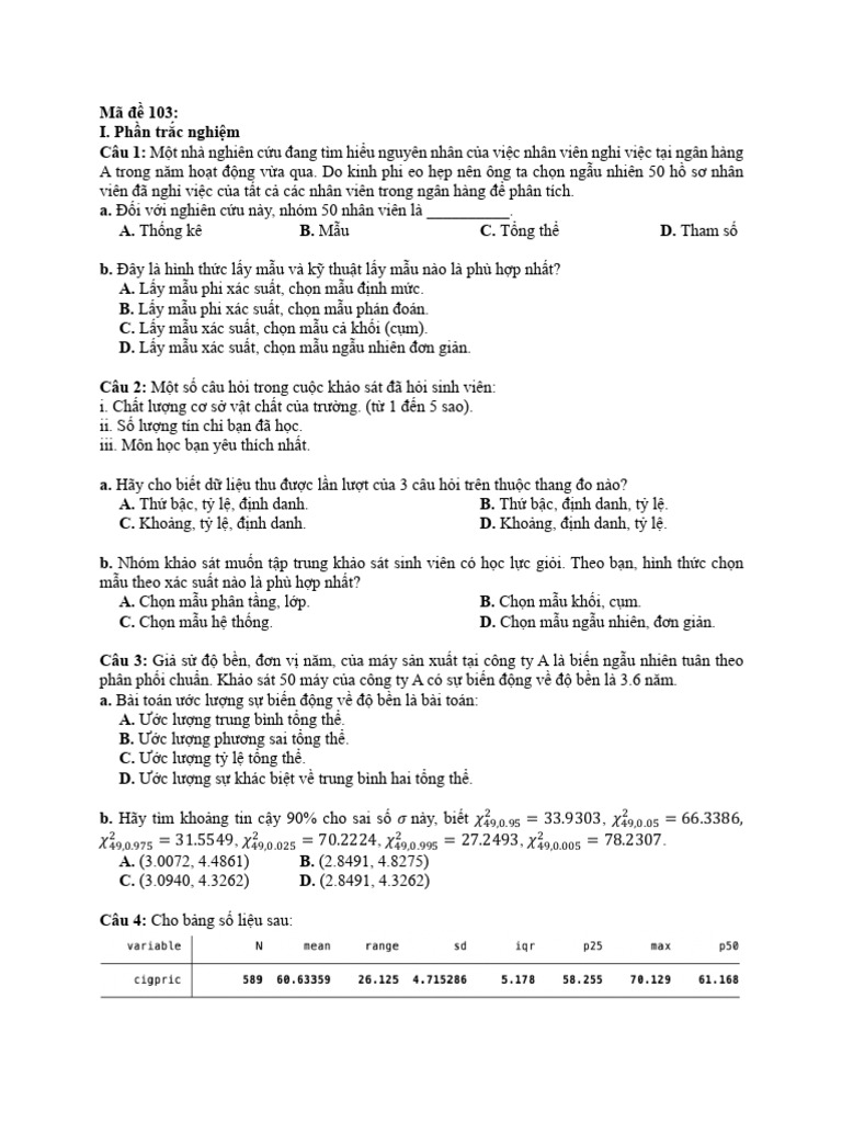 MA DE 03 Giua Ki | PDF
