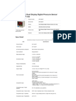 DP-102-E-P - Dual Display Digital Pressure Sensor (For Gas) DP-100