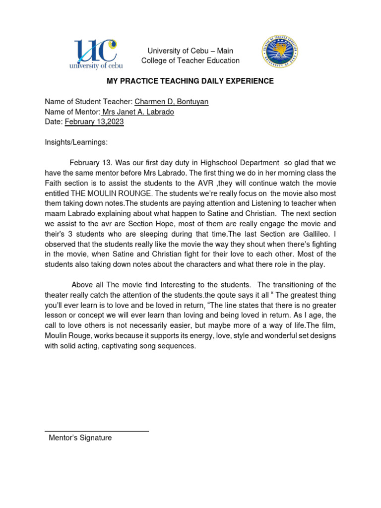 N Daily-Experience | PDF