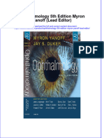 Ophthalmology 5Th Edition Myron Yanoff Lead Editor Download PDF Chapter