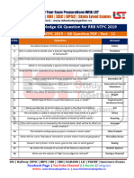 General Knowledge GK Question For RRB NTPC 2019 Part 11 @WWW - Letsstudytogether.co