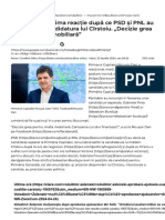 Nicușor Dan, Prima Reacție După Ce PSD Și PNL Au Renunțat La Candidatura Lui Cîrstoiu. Decizie Grea Pentru Mafia Imobiliară"