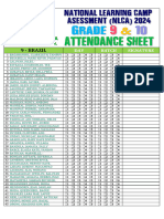 Nlca 2024 g9 Attendance Sheet - Brazil