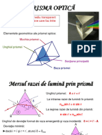 27-05-2020 Fizica - Prof. Alina Costea - Clasele A IX-A - Prisma Optica