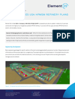 E25 Progresses USAHPMSMRefinery Plans