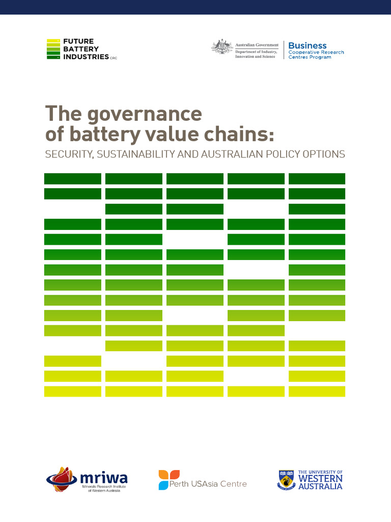 The Governance of Battery Value Chains PDF Lithium Ion Battery