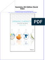 Organic Chemistry 4Th Edition David Klein download pdf chapter