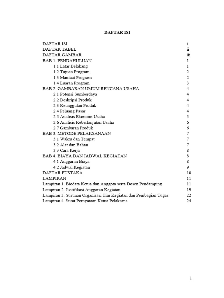 Proposal PKM K 2024 | PDF