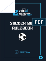 Soccer Bot Rulebook Iait