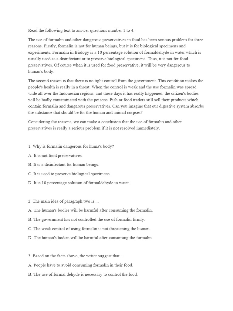 Latihan soal analytical exposition 1 pdf formaldehyde grocery store