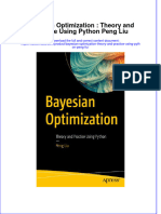 Bayesian Optimization Theory and Practice Using Python Peng Liu Full Chapter