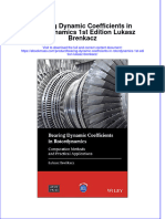 Bearing Dynamic Coefficients in Rotordynamics 1St Edition Lukasz Brenkacz Full Chapter