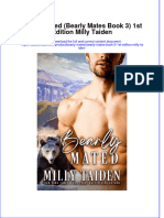 Bearly Mated Bearly Mates Book 3 1St Edition Milly Taiden Full Chapter