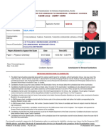 Admitcard PDF