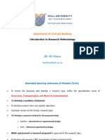 Introduction To Research Methodology - Lecture 2 - 2024march02