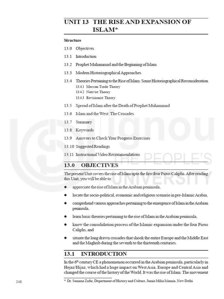 Unit 13 | PDF | Muhammad | Mecca