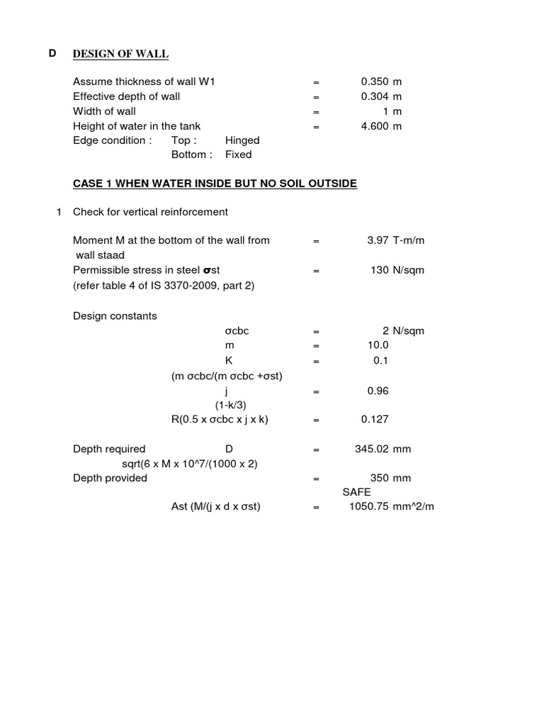 Design of CWR Wall | PDF | Building Engineering | Civil Engineering