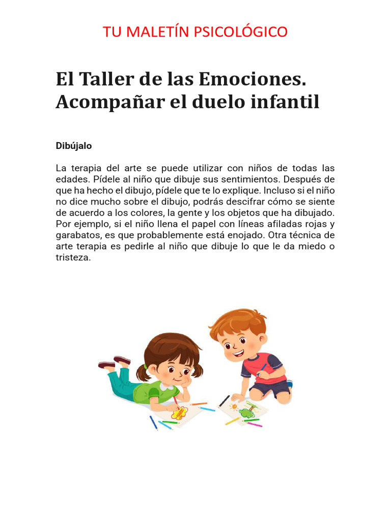 El Taller de Las Emociones 1 | PDF