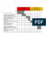 Plan Stage GANTT