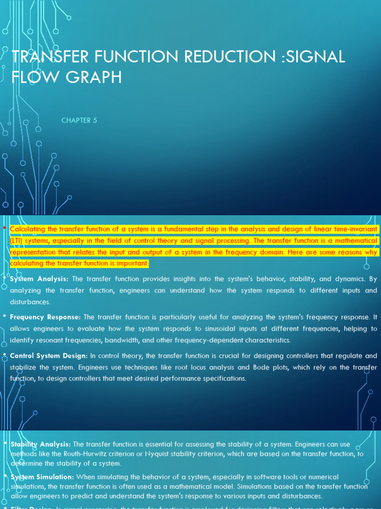 Chapter+5 SFG | PDF | Control Theory | Computer Engineering
