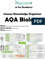 Biology - Years 9-11 GCSE Knowledge Organisers