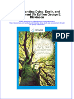 Understanding Dying Death and Bereavement 9Th Edition George E Dickinson Ebook Full Chapter