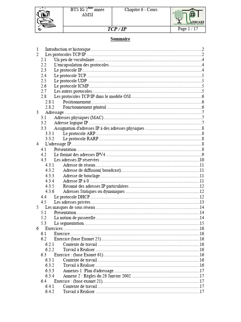Chap 6 TCP - IP | PDF