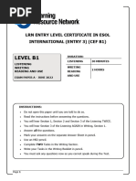 LRN B1 June 2022 Exam Paper A