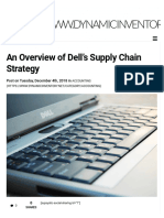 An Overview of Dell's Supply Chain Strategy - Dynamic Inventory