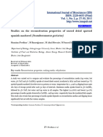 Studies On The Reconstitution Properties of Stored Dried Spotted Spanish Mackerel (Scomberomorus Guttatus)