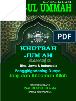 KHUTBAH 26 April 24 (Syawal III)