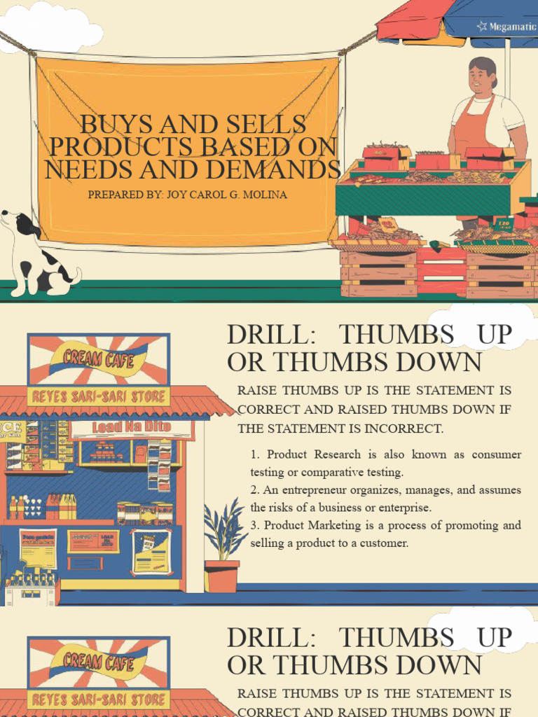BUYS and SELLS PRoducts Based On Needs and Demands | PDF | Economies