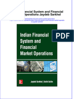 Indian Financial System and Financial Market Operations Jaydeb Sarkhel Full Chapter