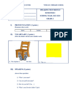 Vinh Loc 2 Final Speaking Test-Grade 2.Hk1 - De3