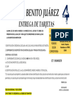 Entrega de Tarjeta Febrero