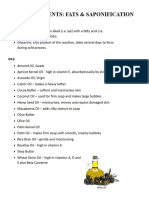 Food Preserving - Soap Ingredients - Fats & Saponification