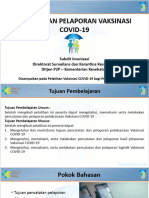 Pencatatan Pelaporan Vaksinasi COVID-19 3 Jan 2021