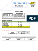 Fee Structure 2024-25