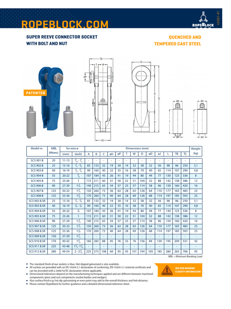 Quenched Steel Super Reeve Connector | PDF | Secondary Sector Of The ...