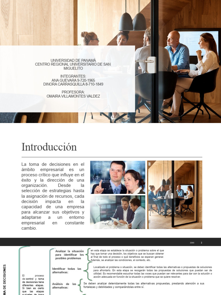 Etapas y Tipos de Toma de Decisiones Empresariales | PDF | Toma de ...