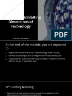 Enabling and Inhibiting Dimensions of Technology