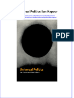 Universal Politics Ilan Kapoor Ebook Full Chapter